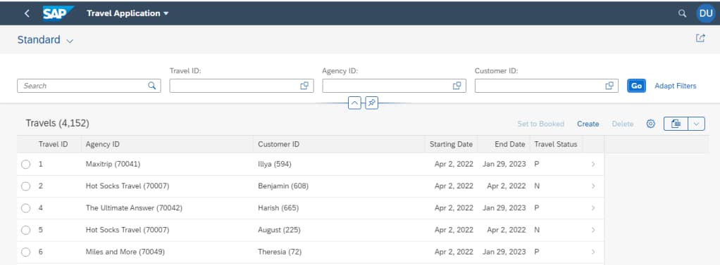 Travel Management System – Full-Stack Custom RAP Application - Image 1